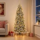 ARDEBO.de - Künstlicher Weihnachtsbaum mit Weihnachtskugel 240 cm 300 LEDs