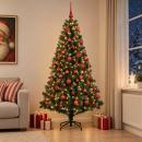 ARDEBO.de - Künstlicher Weihnachtsbaum mit Kugel 180 cm 300 LEDs