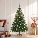 ARDEBO.de - Künstlicher Weihnachtsbaum mit Weihnachtskugel 150 cm 150 LEDs