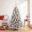 Künstlicher Weihnachtsbaum mit Weihnachtskugel 120 cm 150 LEDs