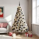 ARDEBO.de - Künstlicher Weihnachtsbaum mit Weihnachtskugel 210 cm 300 LEDs