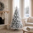 ARDEBO.de - Künstlicher klappbarer Weihnachtsbaum 120 cm PVC und Metall
