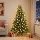 ARDEBO.de - Künstlicher Weihnachtsbaum mit Weihnachtskugel 240 cm 300 LEDs