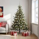 ARDEBO.de - Künstlicher Weihnachtsbaum mit Weihnachtskugel 180 cm 300 LEDs