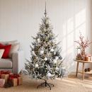 ARDEBO.de - Künstlicher Weihnachtsbaum mit Weihnachtskugel 150 cm 150 LEDs