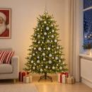 ARDEBO.de - Künstlicher Weihnachtsbaum mit Weihnachtskugel 240 cm 300 LEDs