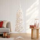ARDEBO.de - Künstlicher schmaler Weihnachtsbaum mit Weihnachtskugel 120 cm