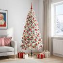 ARDEBO.de - Künstlicher Weihnachtsbaum mit Weihnachtskugeln 240 cm 300 LEDs
