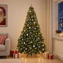 ARDEBO.de - Künstlicher Weihnachtsbaum mit Kugel 300 cm 300 LEDs