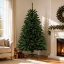 ARDEBO.de - Künstlicher klappbarer Weihnachtsbaum 120 cm PVC Mittelgrün