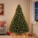 ARDEBO.de - Künstlicher Weihnachtsbaum Mittelgrün mit Kugeln 270 cm