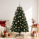 ARDEBO.de - Künstlicher Weihnachtsbaum Mittelgrün mit Kugeln 120 cm