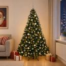 ARDEBO.de - Künstlicher Weihnachtsbaum Dunkelgrün mit Kugeln 270 cm