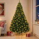 ARDEBO.de - Künstlicher klappbarer Weihnachtsbaum 270 cm 300 LEDs