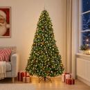 ARDEBO.de - Künstlicher Weihnachtsbaum, grün mit Weihnachtskugel 270 cm