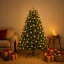 ARDEBO.de - Künstlicher Weihnachtsbaum Mittelgrün mit Kugeln 180 cm