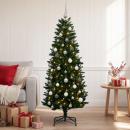 ARDEBO.de - Künstlicher Weihnachtsbaum mit Weihnachtskugeln 150 cm 150 LEDs