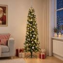 ARDEBO.de - Künstlicher schmaler Weihnachtsbaum mit Weihnachtskugel 180 cm
