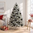 ARDEBO.de - Weihnachtsbaumkugel Set XL 15 stk. Schwarz Durchmesser 10 cm