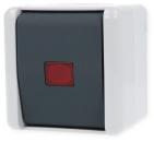 JUNG 806KOW Wipp-Kontrollschalter 10 AX 250 V ~