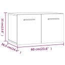 Wandschrank Weiß 60x36,5x35 cm Holzwerkstoff