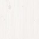 Seniorenbett mit Kopfteil 120x200 cm Weiß Massivholz