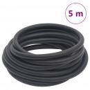 Hybrid-Luftschlauch Schwarz 0,6" 5 m Gummi und PVC
