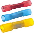 Klauke 670WS Isolierte Stossverbinder mit Warmschrumpfisolierung, 0,5-1 mm², rot