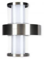 Eglo Beverly 1 LED-Wandleuchte, 2x3,7W, Edelstahl, weiß (94799)