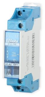 Eltako S12-100-12V DC Elektromechanischer Stromstoßschalter, 1 Schließer 16A (21100054)