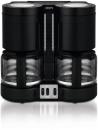 Krups KM8508 Duothek Plus Doppel-Filterkaffeemaschine, 2200 W, 2x1,25l, 20 Tassen, schwarz