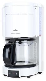 Braun Aromaster Classic KF 47/1 Filterkaffeemaschine, 1000 W, 10 Tassen, Anti-Tropf-System, Abschaltautomatik, weiß