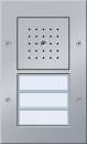 Gira 126765 Türstation AP 3fach, Türkommunikations-Systeme, Aluminium