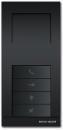 Busch-Jaeger 83210 AP-681 Innenstation Audio mit Freisprechfunktion, Anthrazit matt (2CKA008300A0325)