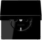 Jung LS1520KLSW SCHUKO Steckdose, 16 A 250 V, LS 990, schwarz