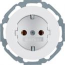 Berker 47452089 Steckdose SCHUKO, Serie R.Classic, polarweiß glänzend