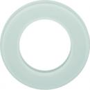 Berker 109109 Glasrahmen, 1fach, Serie Glas, Glas polarweiß