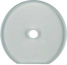 Berker 1094 Glasabdeckendplatte für Drehschalter/-taster, Serie Glas, klar glänzend