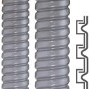 ARDEBO.de - SPR-PVC-AS, AD14 Metallschutzschlauch, S-Profil, Stahl verzinkt, PVC-Mantel grau