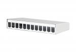 ARDEBO.de - 130861-1202-E Modul AP-Gehäuse 12 Port reinweiß, unbestückt