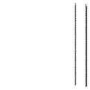 ARDEBO.de - 8GK4853-8KK02 ALPHA 630/1600 DIN Längsholme 2 Stück Längsholme, H=1800mm für Tie