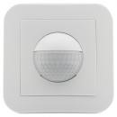 ARDEBO.de - Indoor 180-R mit Rahmen Wand-Bewegungsmelder mit Akustiksensor