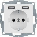 ARDEBO.de - 48036089 Steckdose SCHUKO/USB A-A, Q.x, pw. samt