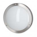 ARDEBO.de Eglo Vento 1 LED Wand-/Deckenleuchte, 11W, Edelstahl, weiß (94121)