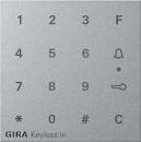 Gira 851326 Aufsatz Codetastatur Keyless In, System 55, aluminium