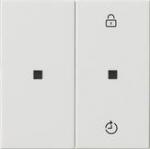 Gira 549303 eNet Funk Bedienaufsatz Memory, System 55, reinweiß glänzend