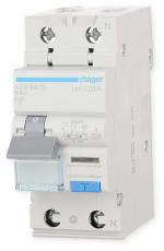 Hager ADS940D Fehlerstrom-Leitungsschutzschalter 1P+N 6kA B-40A 30mA Typ A QuickConnect