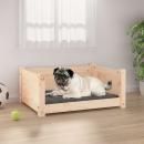 Hundebett 65,5x50,5x28 cm Massivholz Kiefer