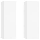 6-tlg. TV-Schrank-Set Weiß Holzwerkstoff