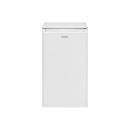 Bomann VS 7350 Kühlschrank, 88L, 3 Glasablagen, LED Innenraumbeleuchtung, Gemüseschale, weiß